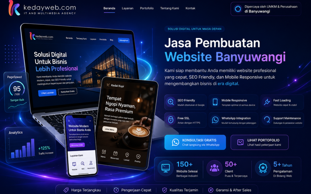 Jasa Website Banyuwangi: Solusi Terbaik untuk Meningkatkan Kepercayaan dan Penjualan Bisnis Anda